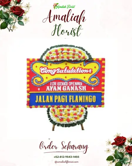 Sewa Papan Bunga Melati